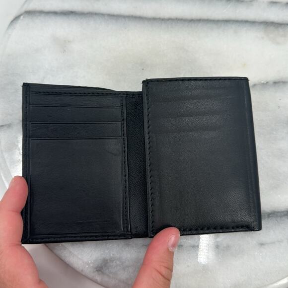 NWT Umo Lorenzo black soft leather wallet - Picture 4 of 5
